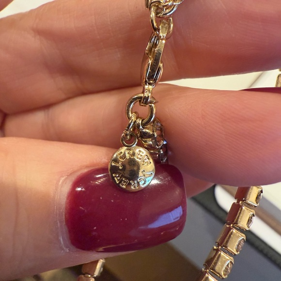 J. Crew Gold Bracelet with Multicolor Accents, rainbow crystal stones! Gorgeous - Picture 5 of 14
